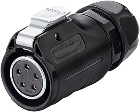 LP20 Aviation Socket 5-pin Fixed Panel Front Mount Cabinet Connector(Flange public seat) in Saudi Arabia