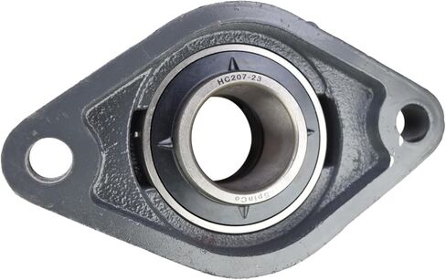 1-7/16" Two Bolt Flange Bearing W/Lock Collar HCFT207-23, RCJT-1-7/16, VF2E-223 by SpinCo in Saudi Arabia