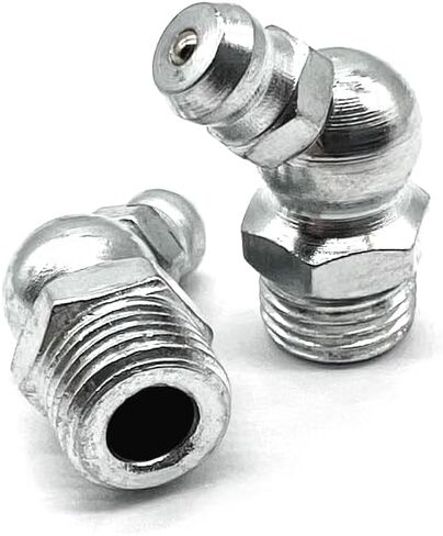 (5 قطع) M10-1.0 zerks الشحوم Fitting 45 درجة الصلب الزنك in Saudi Arabia