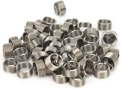 Stainless Steel Thread Inserts, Multi Pack, Thread Repair Tool, Sturdy SUS304 Construction, Metric and Inch Conversion, for Aluminum, Zinc, Plastic in Saudi Arabia