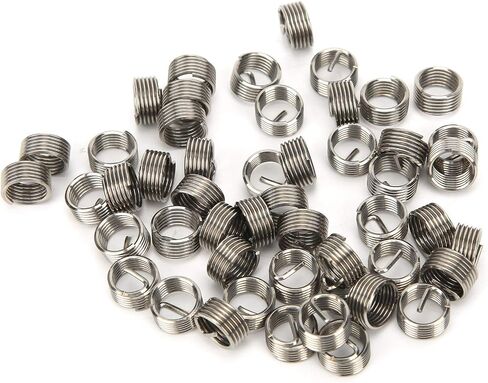 Stainless Steel Thread Inserts, Multi Pack, Thread Repair Tool, Sturdy SUS304 Construction, Metric and Inch Conversion, for Aluminum, Zinc, Plastic in Saudi Arabia