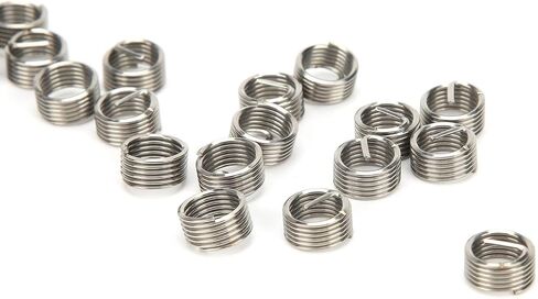 Stainless Steel Thread Inserts, Multi Pack, Thread Repair Tool, Sturdy SUS304 Construction, Metric and Inch Conversion, for Aluminum, Zinc, Plastic in Saudi Arabia