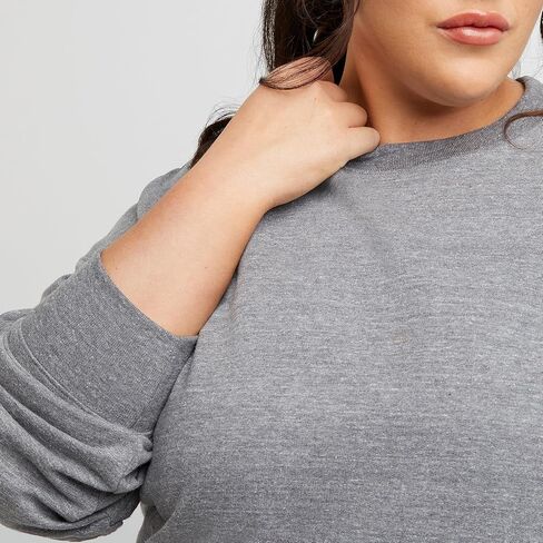 Hanes Women's Originals Terry French Terry ، قميص بلوفيل فريد خفيف الوزن ، متوفر في زائد in Saudi Arabia