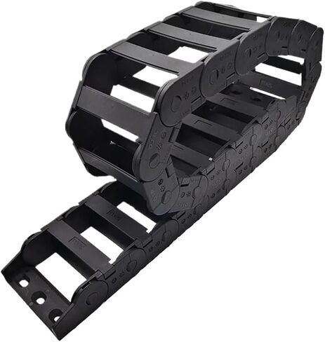 Transmission Chain of Power 1 Meter 25x77mm Wire Carrier Cable Drag Chain Connection Interior Opening Transmission Towline End Joints Transmission Chain of Power(R55) in Saudi Arabia