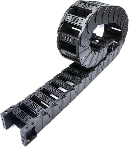 Transmission Chain of Power 1 Meter 35x50m Drag Chain X Wire Carrier Cable Holder Low Noise Bridge Type Open On Both Sides CNC Router Machine Tools Towline Transmission Chain of Power(R125) in Saudi Arabia