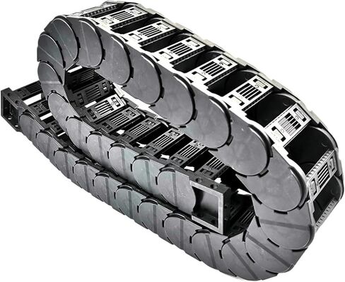 Transmission Chain of Power 1 Meter 35x50m Drag Chain X Wire Carrier Cable Holder Low Noise Bridge Type Open On Both Sides CNC Router Machine Tools Towline Transmission Chain of Power(R125) in Saudi Arabia