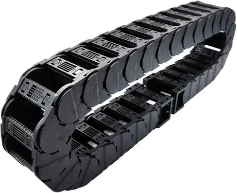 Transmission Chain of Power 1 Meter 35x50m Drag Chain X Wire Carrier Cable Holder Low Noise Bridge Type Open On Both Sides CNC Router Machine Tools Towline Transmission Chain of Power(R125) in Saudi Arabia