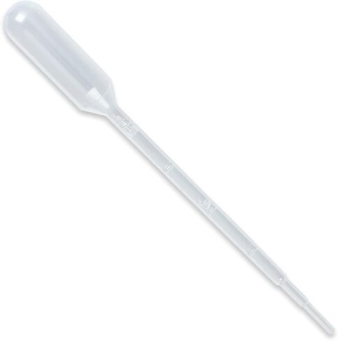 Globe Scientific 137135 LDPE Graduated Transfer Pipet, Small Bulb, Sterile, 3.0mL Capacity, 140mm Length, Pack of 400 in Saudi Arabia