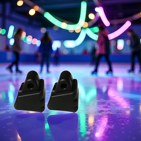 2 Pcs Black Roller Skates Brake Stopper Replacement Skate Accessories Brake Roller Skate Toe Stops and Plugs Block Universal Non-Slip Safety Brake Roller Skate Toe Stops and Plugs in Saudi Arabia