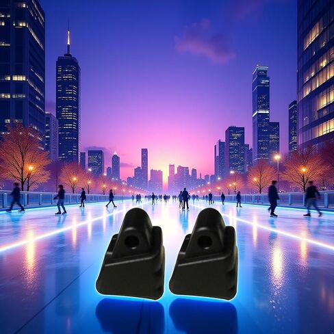 2 Pcs Black Roller Skates Brake Stopper Replacement Skate Accessories Brake Roller Skate Toe Stops and Plugs Block Universal Non-Slip Safety Brake Roller Skate Toe Stops and Plugs in Saudi Arabia