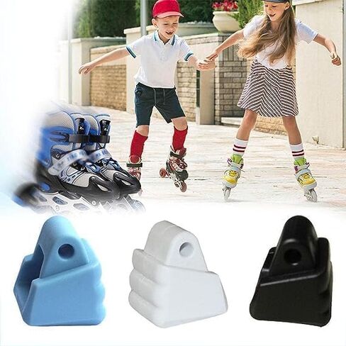 2 Pcs Black Roller Skates Brake Stopper Replacement Skate Accessories Brake Roller Skate Toe Stops and Plugs Block Universal Non-Slip Safety Brake Roller Skate Toe Stops and Plugs in Saudi Arabia
