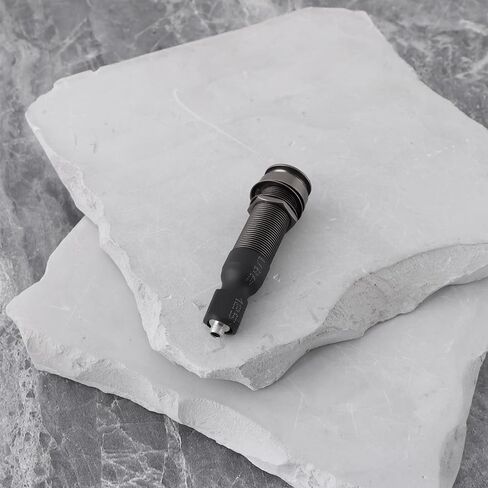 Endpin Jack Sound Pick-up Socket 6.35mm Output 2.5mm Input for Acoustic Guitar Accessories 60.5x15.6mm, Black in Kuwait