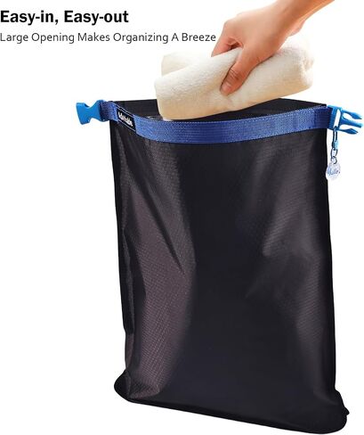 Waterproof Wet Bag for Swimsuit, Black Swim Bag for Beach Vacation Wet Clothes, Dry Bag for Camping Kayaking Boat Travel, Soap Travel Case, Black Band in Saudi Arabia