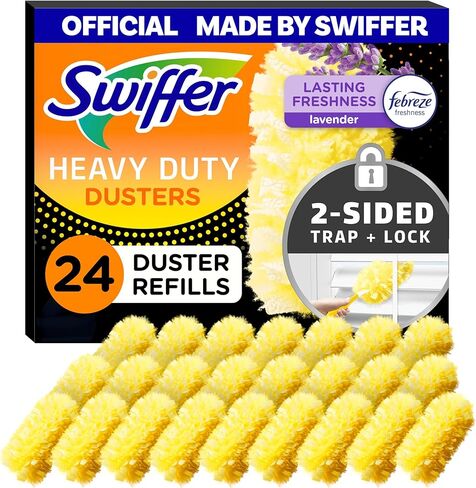 تعبئة Swiffer Dusters للتنظيف ، والريش والألياف البديلة ، رائحة اللافندر ، 24 COUNT in Saudi Arabia