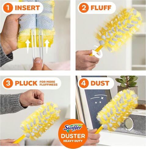 تعبئة Swiffer Dusters للتنظيف ، والريش والألياف البديلة ، رائحة اللافندر ، 24 COUNT in Saudi Arabia