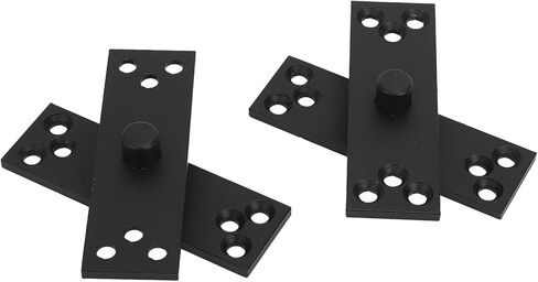 Aramox Stafless Door Door Pivot Beivot Operation Emavy Operation 360 درجة دوران للأبواب الخشبية 2pcs in Kuwait