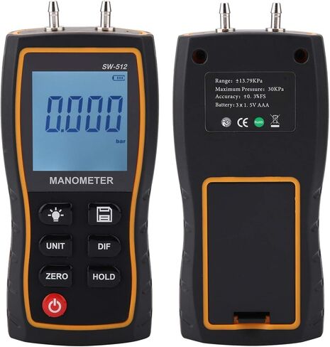 SW512B الدقة المعنية （精密加工） أداة عداد ضغط الضغط التفاضلي الرقمي in Saudi Arabia