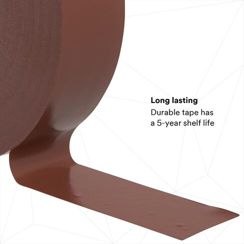 3M Scotch Vinyl Color Coding Electrical Tape 35, 3/4 in x 66 ft, Premium Grade, Flame Retardant, UV Resistant, Electrical and Mechanical Protection, Brown, 7 mil, 1 Roll in Saudi Arabia
