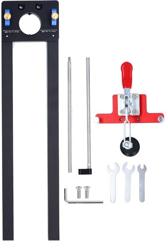 Drawer Punch Locator Aluminum Alloy Adjustable Jig Multifunctional Cabinet Drilling Positioner for Woodworking Projects and DIY Home Renovation in Saudi Arabia