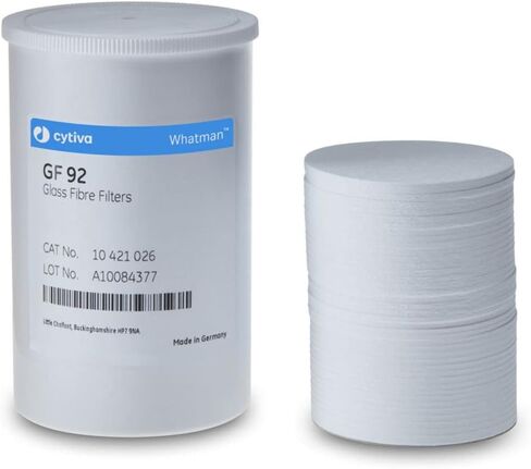 GE Bio-Sciences 10421057 Grade GF 92 Glass Microfiber Filter with Binder, Circle, 135mm Diameter, Pack of 100 in Saudi Arabia