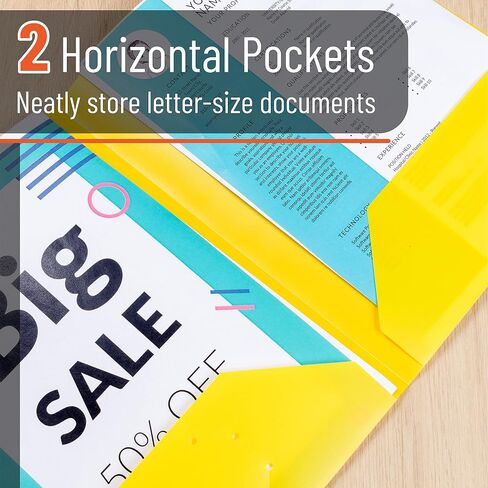 Mr. Pen- Plastic Folders with Pockets, 5 Pack, Letter Size, Lavender Twilight Colors, Pocket Folders for School in Saudi Arabia