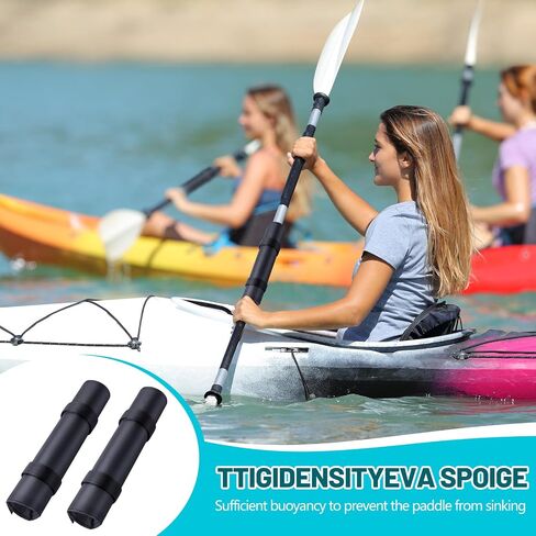 Hiboom 2 Pcs Paddle Float Kayak Paddle Accessory Adjustable Oxford Cloth Paddleboard Stand up Accessory High Density Foam with Hook and Loop Closure for Flotation Kayaks Canoe Paddles in Saudi Arabia