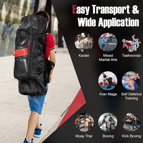 GYMAX Punching Bag for Kids, Pre Filled Kids Punching Bag with Boxing Gloves, Hand Wraps & Carry Bag, Hanging Heavy Punching Bag for Kids MMA Kick Boxing Muay Thai Taekwondo Karate Workout in Saudi Arabia
