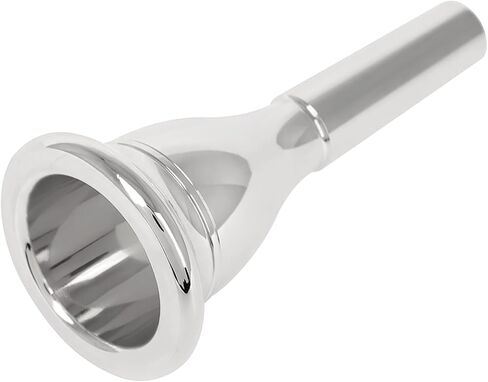Silver Brass Tuba Mouthpiece Part, Cnc-Cut Smooth Mouth Instrument Piece, Replacement Accessory For Brass Players in Saudi Arabia