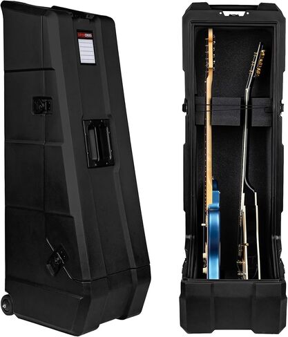 Gator Cases Mini Vault Guitar Case for Two (2) Electric Guitars; Rev 2 (GTR-MINIVAULT-E2R2) in Saudi Arabia