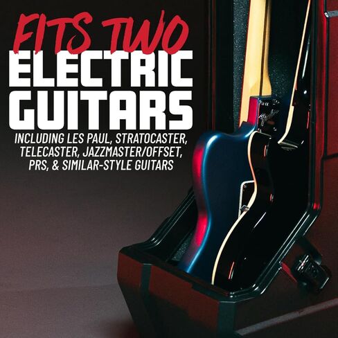 Gator Cases Mini Vault Guitar Case for Two (2) Electric Guitars; Rev 2 (GTR-MINIVAULT-E2R2) in Saudi Arabia