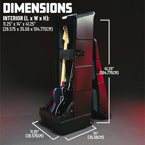 Gator Cases Mini Vault Guitar Case for Two (2) Electric Guitars; Rev 2 (GTR-MINIVAULT-E2R2) in Saudi Arabia
