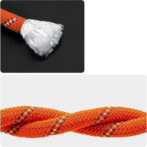1/2 in Dog Leash Reflective Heavy Duty Rope for Medium Large Dogs, 6.5 FT with Handle, Red in Saudi Arabia