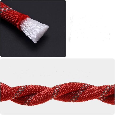 1/2 in Dog Leash Reflective Heavy Duty Rope for Medium Large Dogs, 6.5 FT with Handle, Red in Saudi Arabia