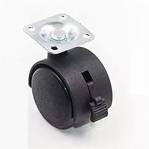 Small Casters 1/1.5inch Universal Wheel PP Shelving Furniture Casters Non-Slip Silent Home Office Chair Wheels(Splint Wheel,1inch no Brake) in Saudi Arabia