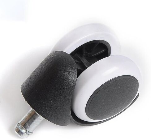 2PCS Silent Reinforced Furniture Casters 2 Inch Polyurethane Universal Wheel Boss Chair Wheel Office Chair Casters(Gray) in Saudi Arabia
