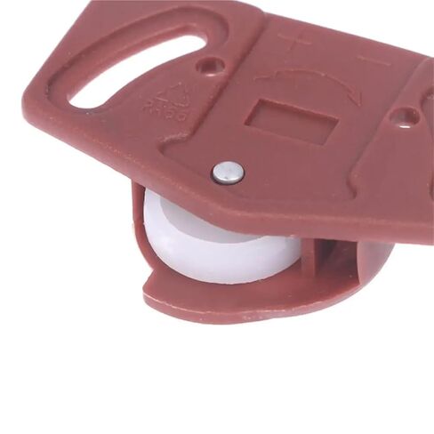 1PAIR مجلس الوزراء خزانة البلاستيك انزلاق الباب خزانة الملابس الأسطوانة انزلاق دائرة دائرة الأثاث الداخلي لوحة الأثاث (01) in Kuwait