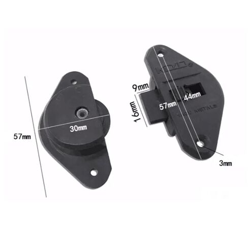 1PAIR مجلس الوزراء خزانة البلاستيك انزلاق الباب خزانة الملابس الأسطوانة انزلاق دائرة دائرة الأثاث الداخلي لوحة الأثاث (01) in Kuwait