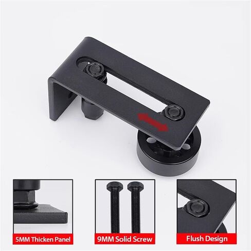 8 in 1 Sliding Door Slides Rails Barn Door Floor Guide Stay Roller for Bottom Adjustable Roller Flush Design Door Hardware in Saudi Arabia