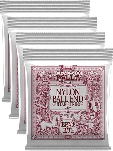 الكثير من 4 - Ernie Ball 2409 Ball End Nylon Acoustic Guitar Strings ، مصنوعة في الولايات المتحدة الأمريكية in Saudi Arabia