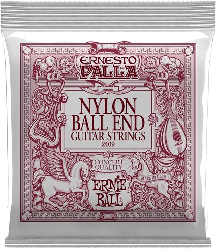 الكثير من 4 - Ernie Ball 2409 Ball End Nylon Acoustic Guitar Strings ، مصنوعة في الولايات المتحدة الأمريكية in Saudi Arabia