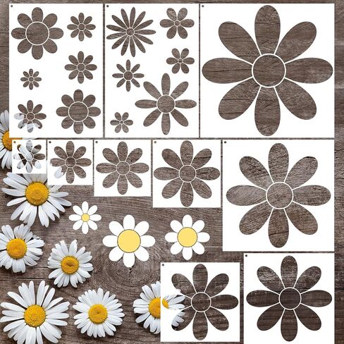 Valentines Stencils for Painting on Wood - 14 Pcs Large Reusable Holiday Painting Stencils for Porch Decorating, Hello Valentine Love Drawing Templates for Door Hanging Wall Decoration in Saudi Arabia
