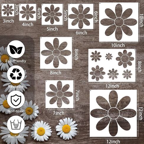 Valentines Stencils for Painting on Wood - 14 Pcs Large Reusable Holiday Painting Stencils for Porch Decorating, Hello Valentine Love Drawing Templates for Door Hanging Wall Decoration in Saudi Arabia