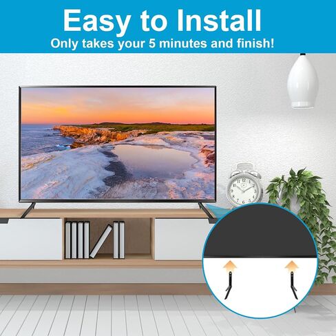 BN63-19338B مع Samsung TV Legs for UN55AU8000FXZA UN50AU8000FXZA UN50CU8000FXZA UN55CU8000FXZA OEM البراغي الاستبدال غير المطلوبة in Kuwait