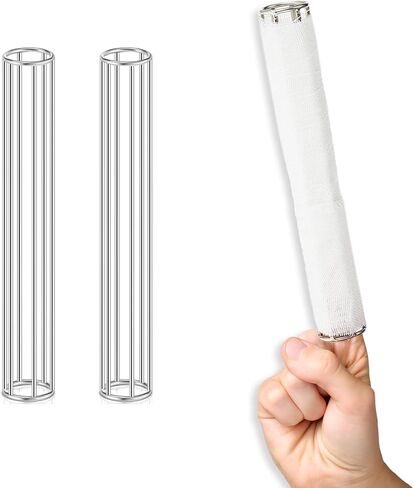 2 Pcs Metal Cage Applicator Tubular Gauze Metal Applicator Cage Tube Gauze Bandage Tubular for Homes Offices in Kuwait