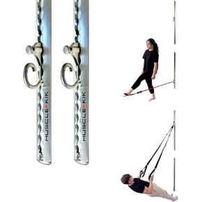 Aluminum Wall-Mounted Anchor Fitness System - Adjustable, Multi-Functional, Space Saving Home Gym Solution for Strength Training, Workout Goals | 100+ Exercises, Easy Installation, 300lbs Capacity in Saudi Arabia
