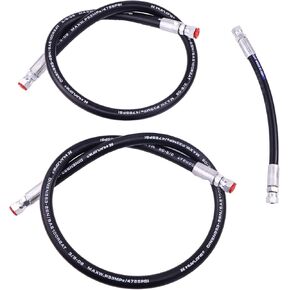 Holdwell Hydraulic Hose Kit 8 "36" 42 "متوافق مع Fisher HD2 و HDX Snowplow 1/4 '' 3/8in '' in Kuwait