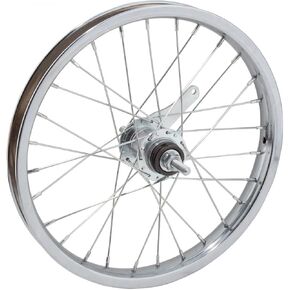 عجلة ماستر 18 "× 1.75 CB عجلة الدراجات الخلفية ، 28 ساعة ، الصلب ، الترباس ، الفضة in Kuwait