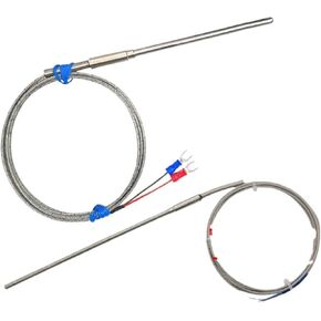 Probe1100 Degree PT100 Ungrounded Controller Sheathed Thermocouple Temperature Sensor 1Pcs(PT100 3mm,200mm) in Saudi Arabia