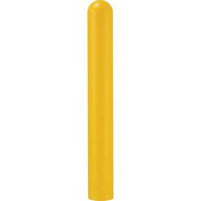 Global Industrial 60 "H Smooth Bollard Post Sleeve ، 6" HDPE DOME TOP ، أصفر in Kuwait