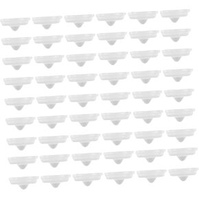 NUOBESTY 100Pcs Clear Self Adhesive Bumpers for Cupboards Transparent Noise Reducing Pads Durable Furniture Bumper Dots for Doors and Cabinets in Saudi Arabia